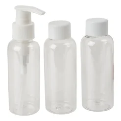 Reisflesjes in etui - set van 3 - 100 ml