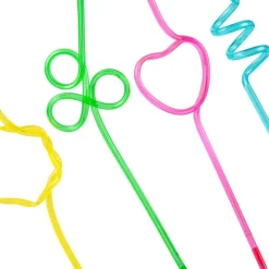 Rietjes Funny - kunststof - set van 4