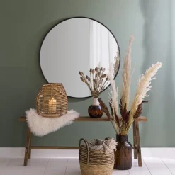 Ronde spiegel - ø80 cm - metalen lijst