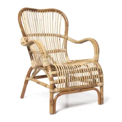 Rotan fauteuil Bandung - naturel - 83x69x84 cm