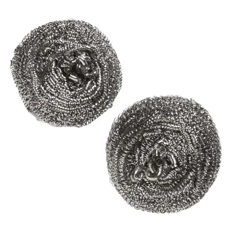 RVS pannenspons - set van 2