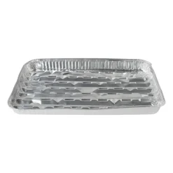 Schaal aluminium - set van 4 - 3x32x23.5 cm