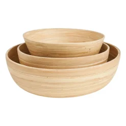 Schaal bamboe - ⌀25 cm