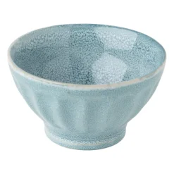 Schaal facet - turquoise - ⌀13x7.5 cm