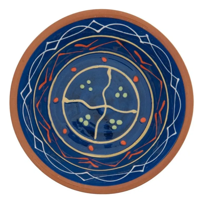 Schaal Fiesta - 11 cm - blauw