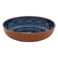 Schaal Fiesta - blauw - 27 cm