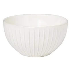 Schaal relief - wit - ø13x7.6 cm