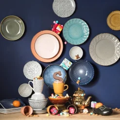 Schaal Toscane - donkerblauw - ø11x3.5 cm