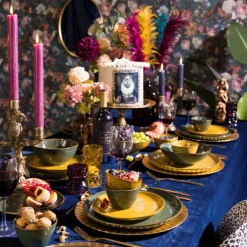 Schaal Toscane - donkergroen - ø11x6.5 cm