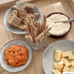 Schaal Toscane - grijs - ø17 cm