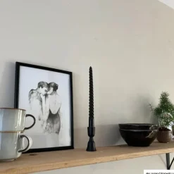 Schaal Toscane - zwart - ø11x3.5 cm