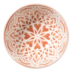 Schaaltje Abby groot - blauw/roze - ø15.5x7 cm