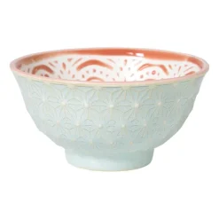 Schaaltje Abby klein - blauw/roze - ø9x4.6 cm