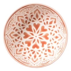 Schaaltje Abby middel - blauw/roze - ø12x5.8 cm