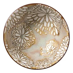 Schaaltje Alise klein - oranje/groen - ø9x4.6 cm