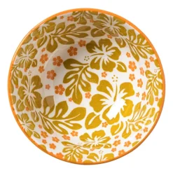 Schaaltje Anouk klein - blauw/geel - ø9x4.6 cm