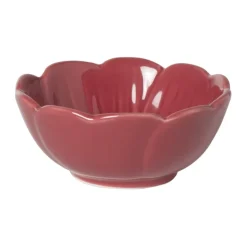 Schaaltje bloem - rood -ø8.3x4 cm