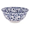 Schaaltje blue print - flowers - ⌀15 cm