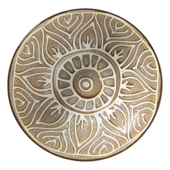 Schaaltje Bruno groot - grijs/blauw - ø15.8x7.3 cm