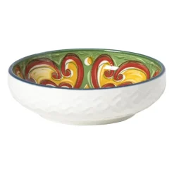 Schaaltje Diaz klein - geel/groen - ø8.7x2.4 cm