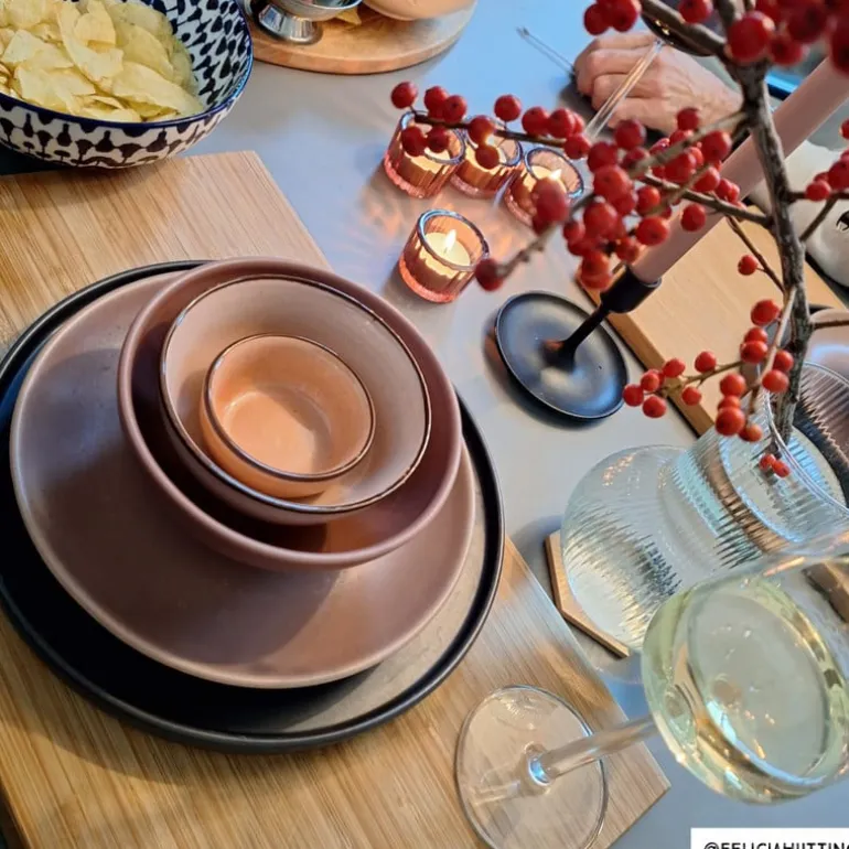 Schaaltje Emma - roze - ø7x3.5 cm