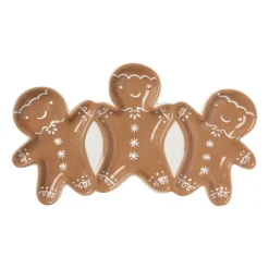 Schaaltje gingerbread - bruin - 14.9x25.8 cm