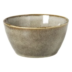 Schaaltje keramiek - bruin - ø7.3x6.1 cm