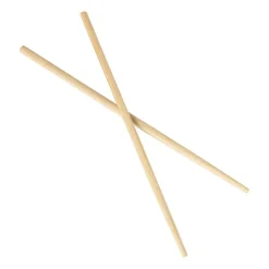 Schaaltje met eetstokjes - geel/zwart - ø14.7x9 cm