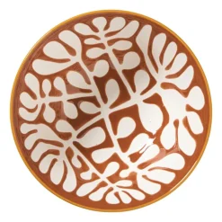 Schaaltje Nane groot - oranje/blauw - ø15.8x7.3 cm