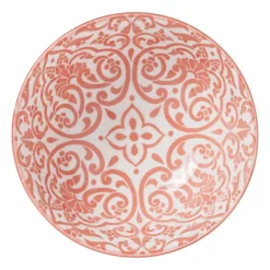 Schaaltje Nora - groen/roze - ø12.3x5.8 cm