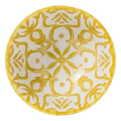 Schaaltje Nour - blauw/geel - ø9.2x4.8 cm