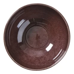 Schaaltje Olivia - bordeauxrood/beige - ø16.8x7 cm