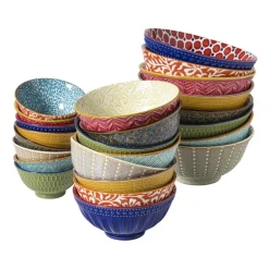 Schaaltje Rene middel - groen/blauw - ø12.3x5.8 cm