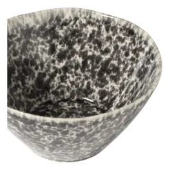 Schaaltje Roots - zwart/wit - ø15.7x8.2 cm