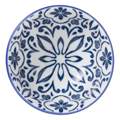 Schaaltje Sen - blauw/geel - ø9.2x4.8 cm