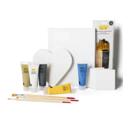 Schildersdoek hart - 20 cm