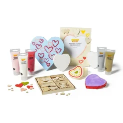 Schildersdoek hart - set van 3 - 10 cm