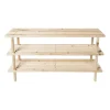 Schoenenrek 3-laags - hout - 40x77x26 cm