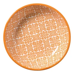 Schoteltje Anke - groen/oranje - ø9.7x2 cm