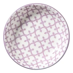 Schoteltje Anna - rood/grijs - ø9.7x2 cm