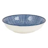 Schoteltje blue print - stripes - ⌀9.5 cm