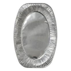 Serveerschaal - aluminium - 2.9x42.6x28.6 cm - set van 2