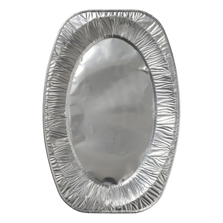 Serveerschaal - aluminium - 2.9x42.6x28.6 cm - set van 2