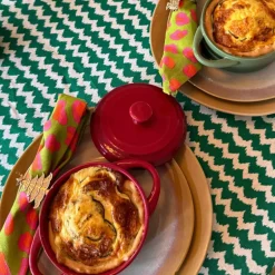 Servet met luipaardprint - multikleur