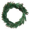 Servetring kersttak - groen/rood - ø7 cm