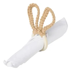 Servetring konijn - diverse kleuren - ø6.5x15 cm