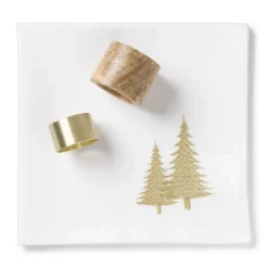 Servetring mangohout - ø5