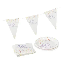 Servetten 40 jaar - 20 stuks