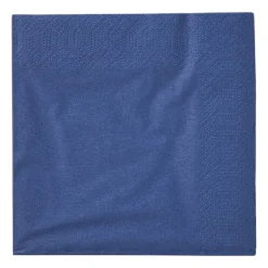 Servetten donkerblauw - 33x33 cm - set van 20