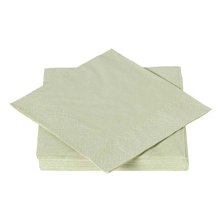 Servetten lichtgroen - 33x33 cm - set van 20